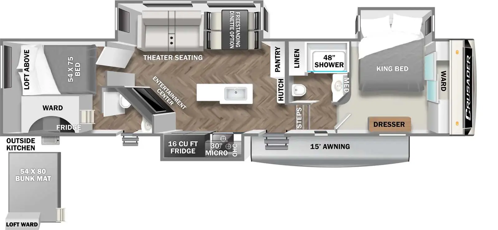 395BHL Floorplan Image